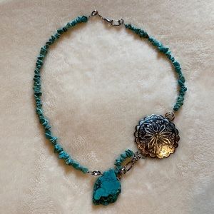 Handmade Rustic Turquoise Necklace
